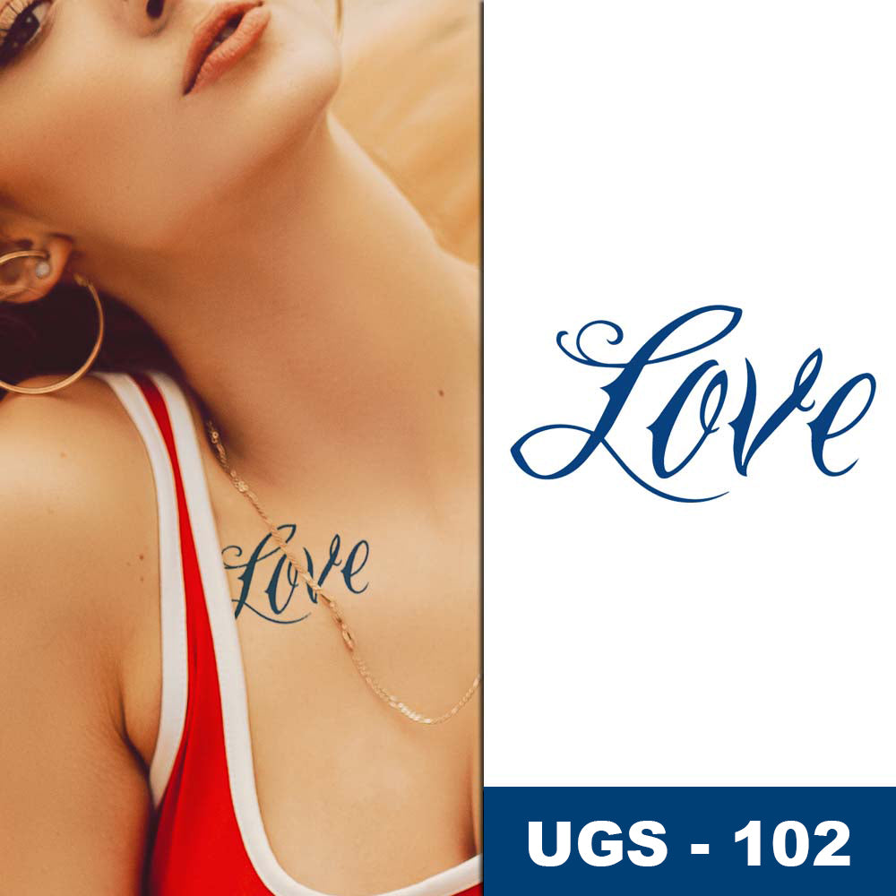 Love en cursive - Déclaration élégante