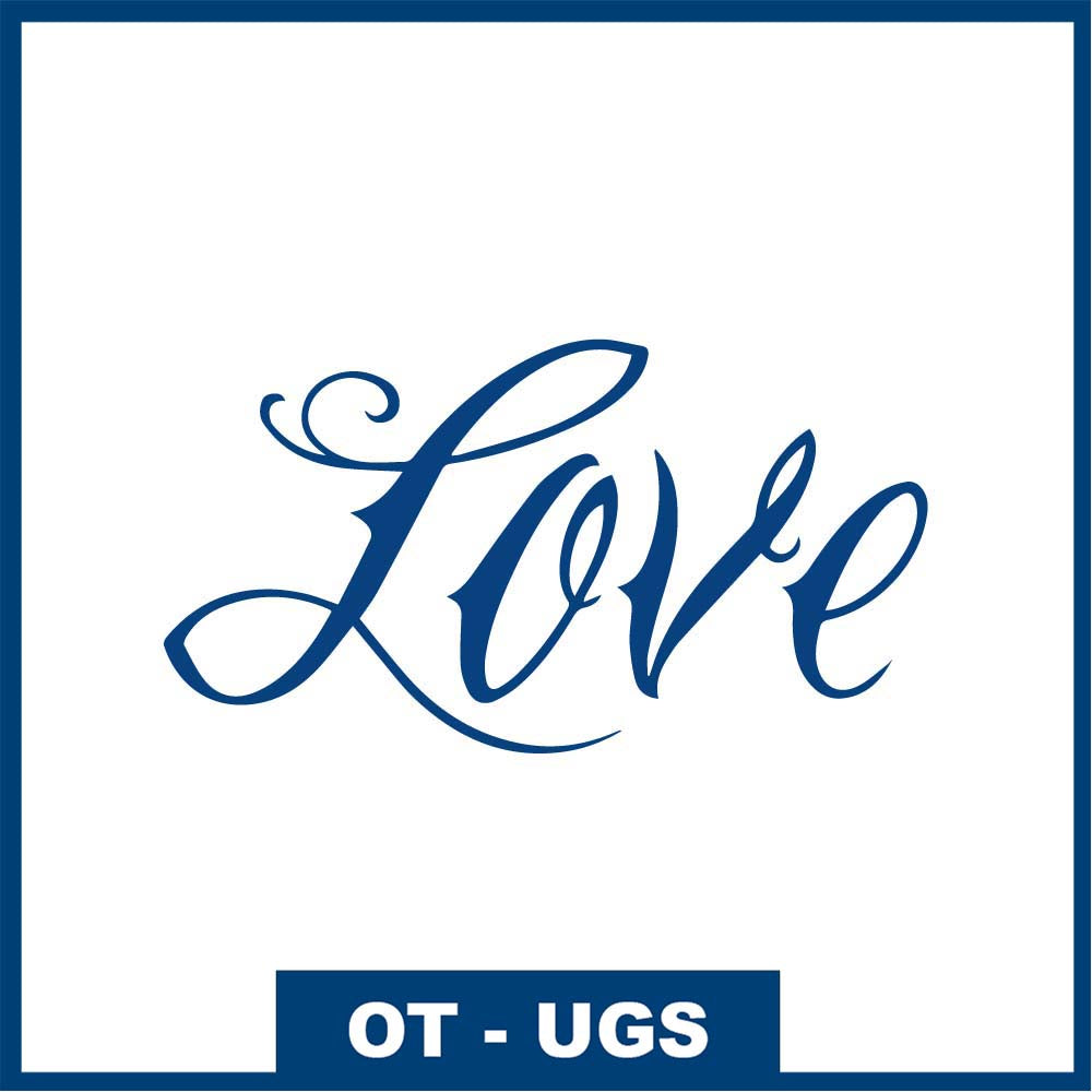 Love en cursive - Déclaration élégante