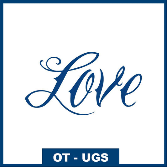 Love en cursive - Déclaration élégante