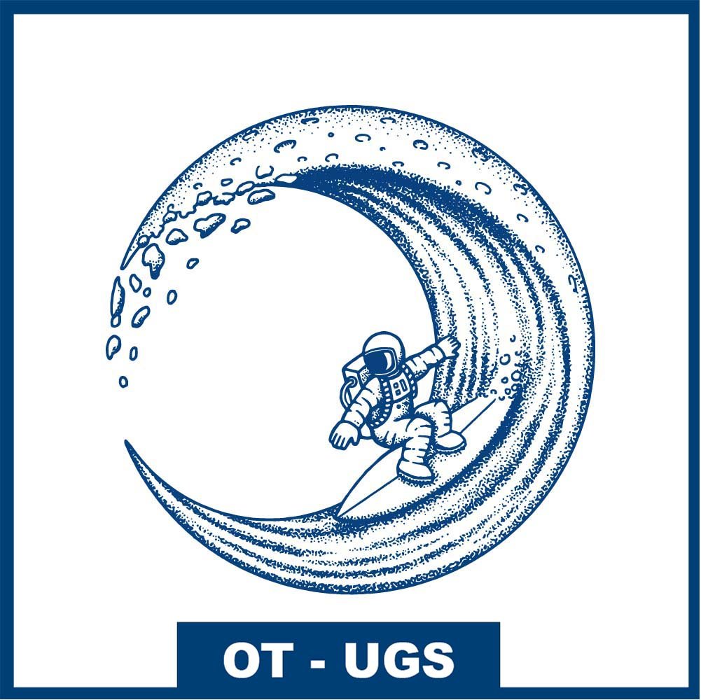 Astronaute sur la Vague Lunaire - L'aventurier cosmique