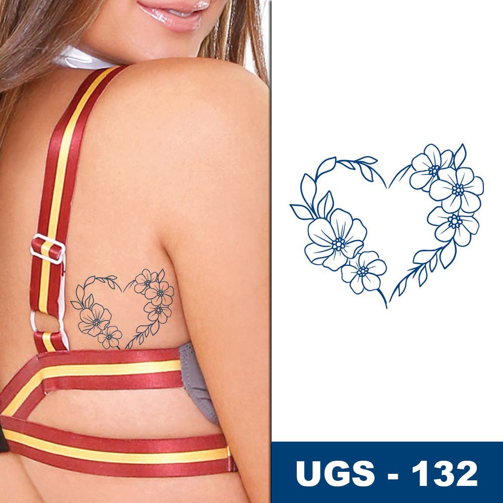 Cœur et amour fleurissant