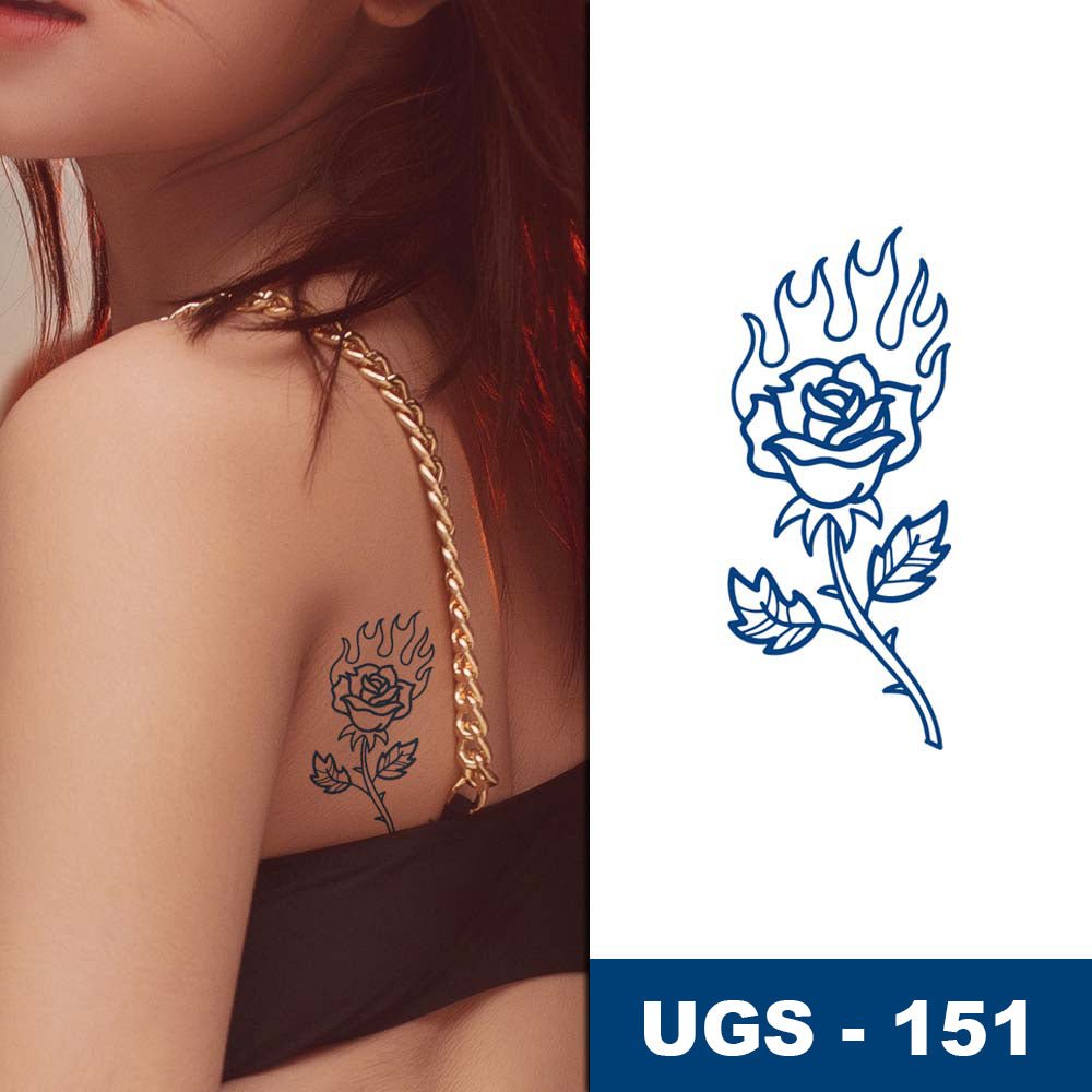 Rose en feu - Passion indomptable